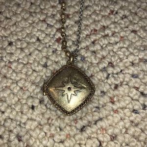 Lucky brand locket necklace